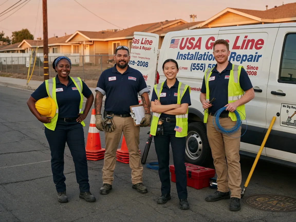 Gas Line Installation company in Wapanucka, OK